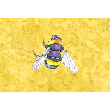 CAROLINES TREASURES Bee On Yellow Fabric Placemat 8852PLMT